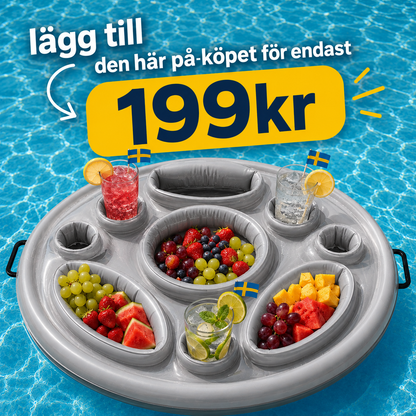 Veelero- uppblåsbar poolloungestol